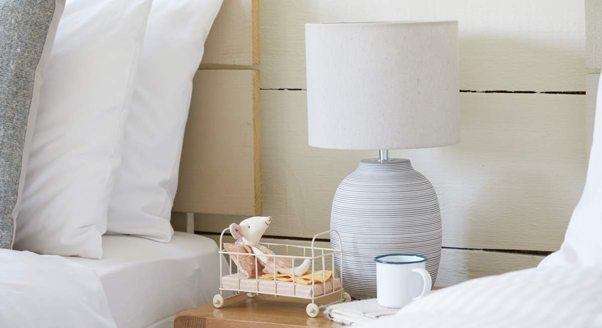 Sweet touches in the twin room. 