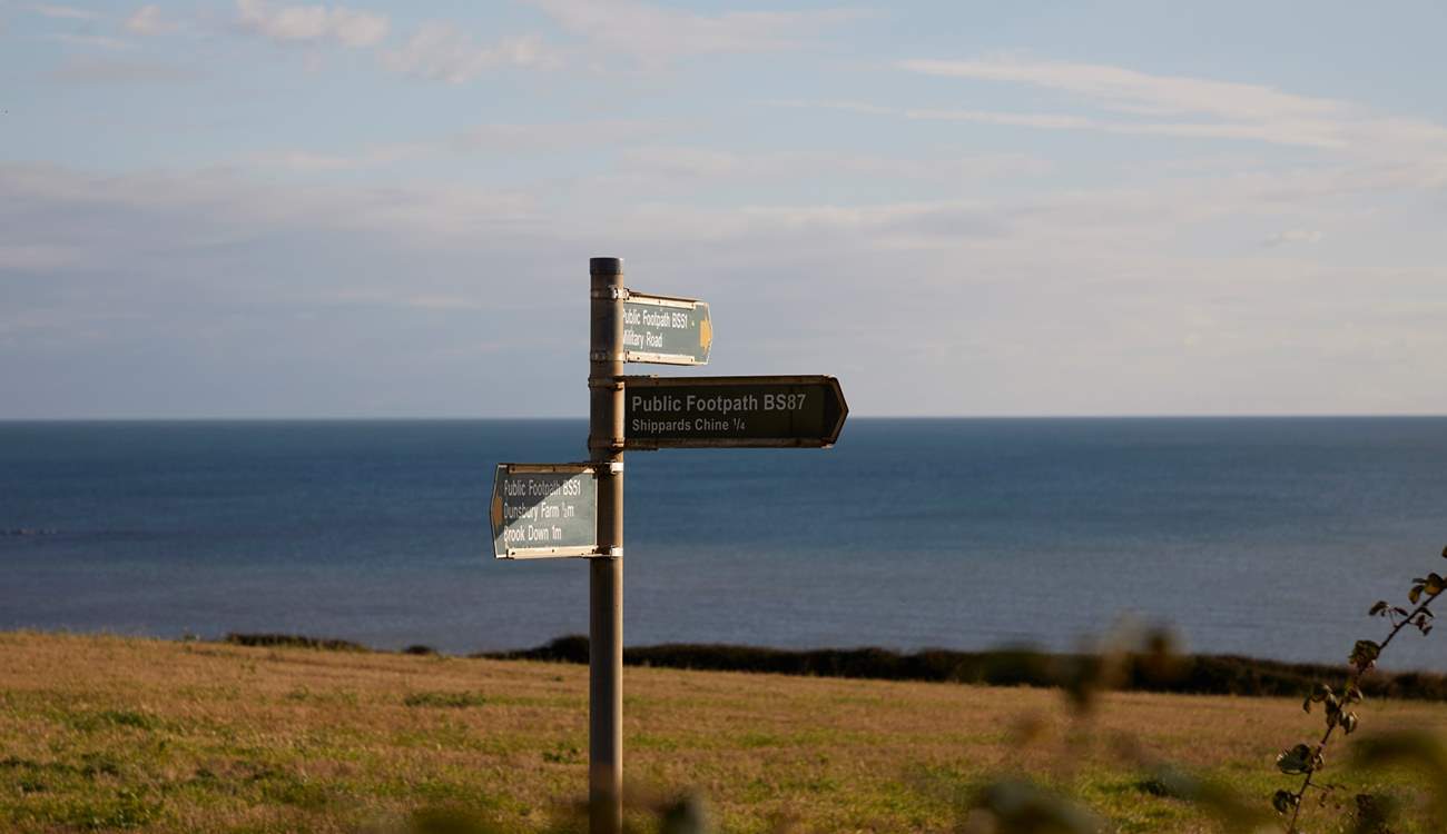 There are many costal walks, right on your doorstep.