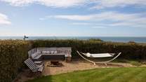 Relax in the hammock in the island sunshine...