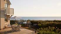 Sublime views from the garden and deck.