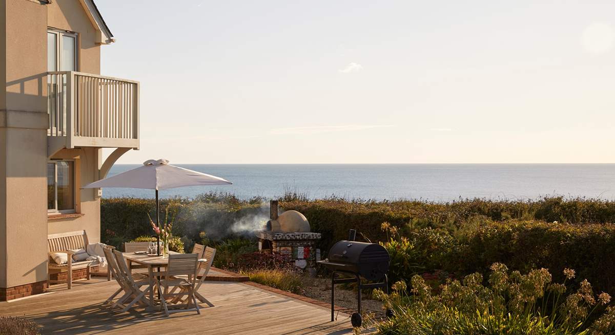 Sublime views from the garden and deck.