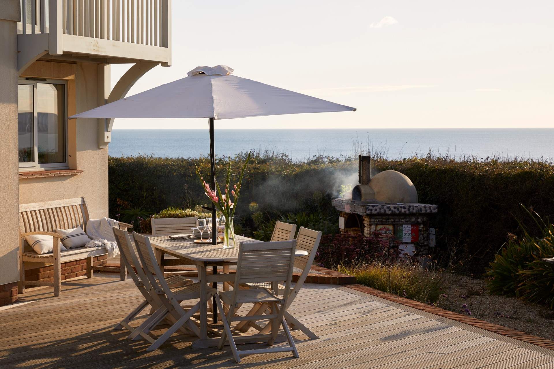 There are so many different areas to enjoy in this garden.