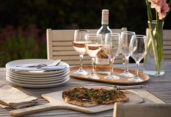 Dining alfresco with these views is a treat!