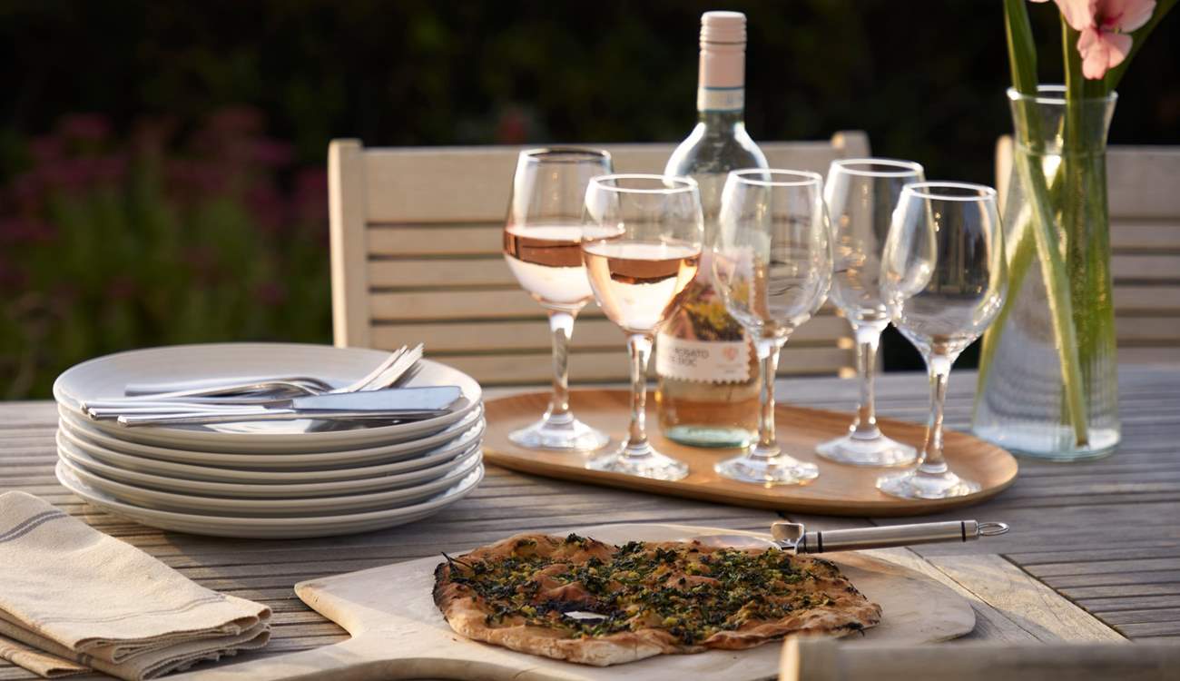 Dining alfresco with these views is a treat!