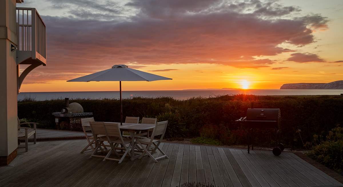 You won't see a better sunset than here!