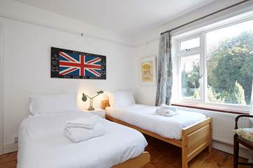 The twin bedroom