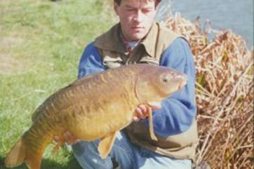 A catch from the lake at Nanteague - 18lb 6oz Carp.