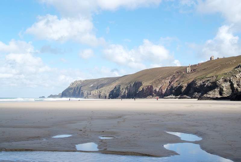 Chapel Porth is just a few miles away, a superb surfing beach.