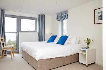 This bedroom has 'zip and link' beds - they can be either twin or super-king for flexibility.