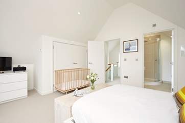Snuggle up in the spacious, super-king bed.