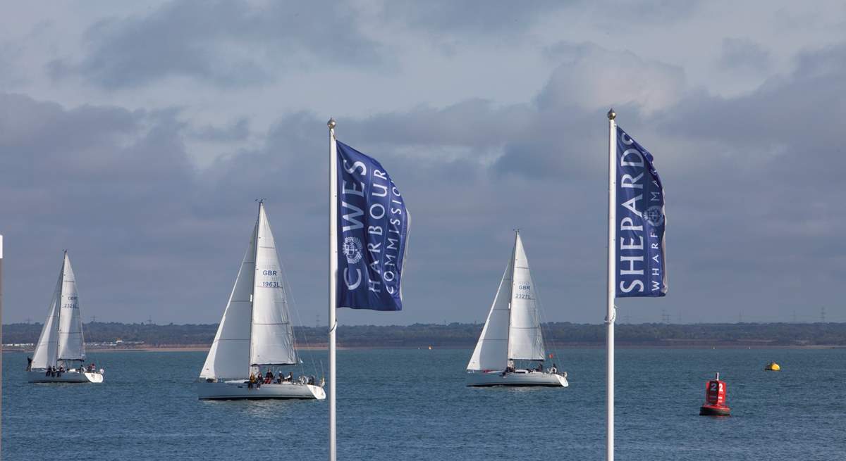 Sit on the seafront and watch the boats sail by.