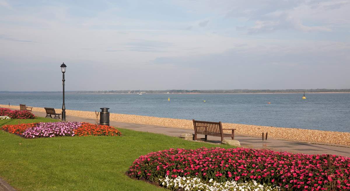 Take a walk along Cowes seafront.