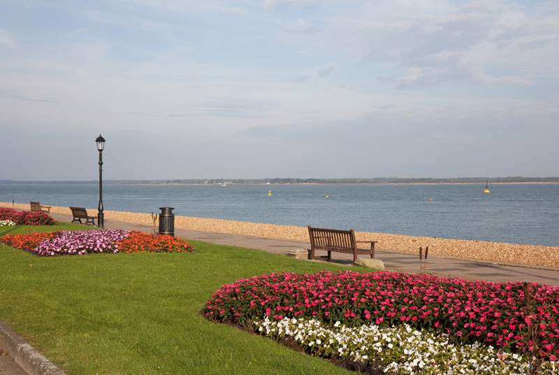 Take a walk along Cowes seafront.