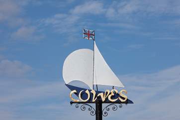 Cowes is a popular sailing town with lovely independent shops and eateries.