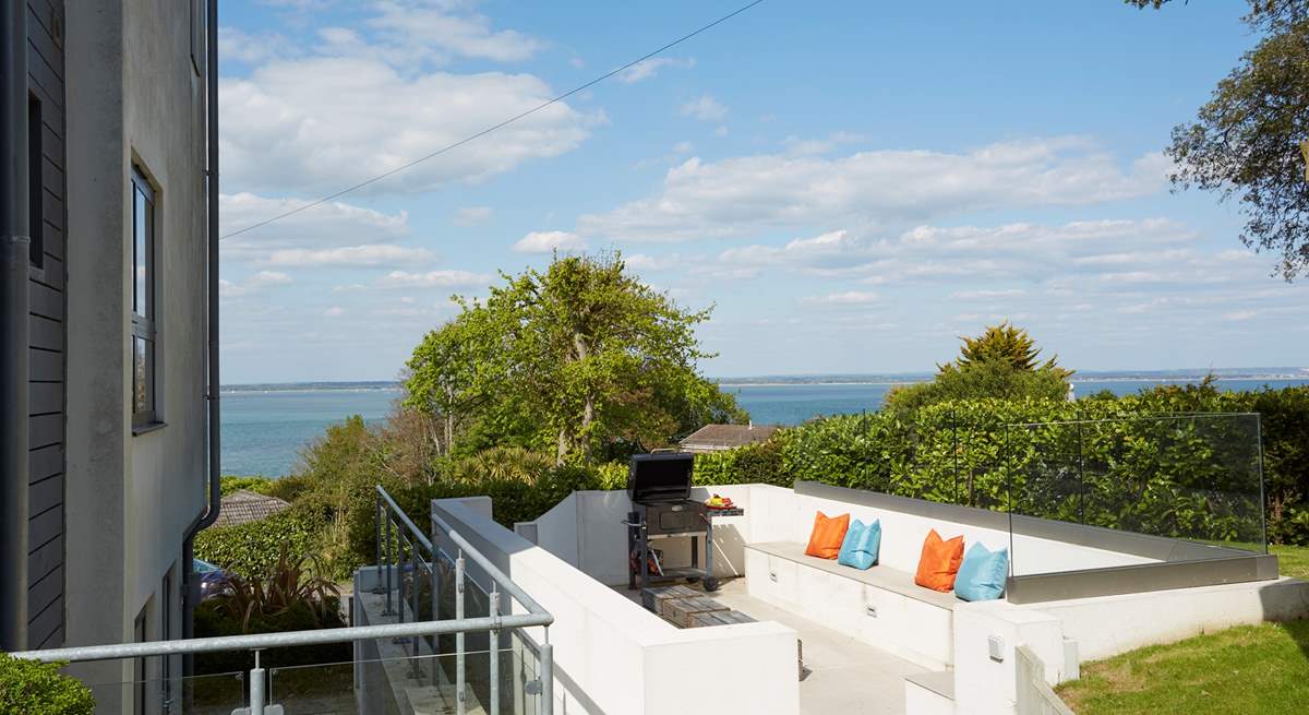 Take advantage of the barbecue area to the side of the property, the perfect sun-trap. 