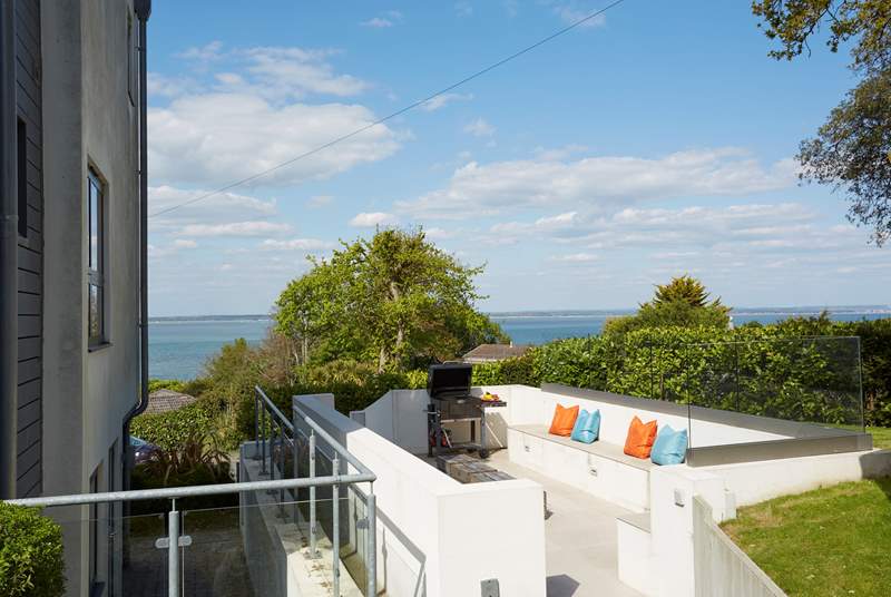 Take advantage of the barbecue area to the side of the property, the perfect sun-trap. 
