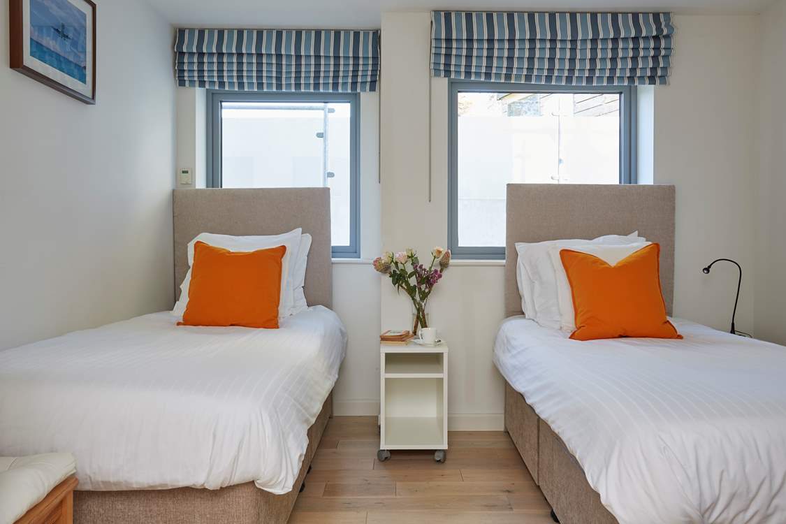 Another 'zip and link' bed, which can be either twins or a super-king double.