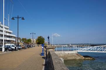 Admire the views across the Solent from the seafront.