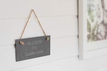 There is so much thought and detail in this lovely cabin,