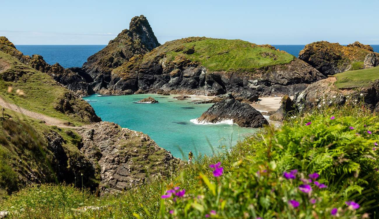 The Lizard peninsula is only a short drive away with spectacular coastal walks and scenery to explore.
