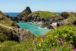 The Lizard peninsula is only a short drive away with spectacular coastal walks and scenery to explore.