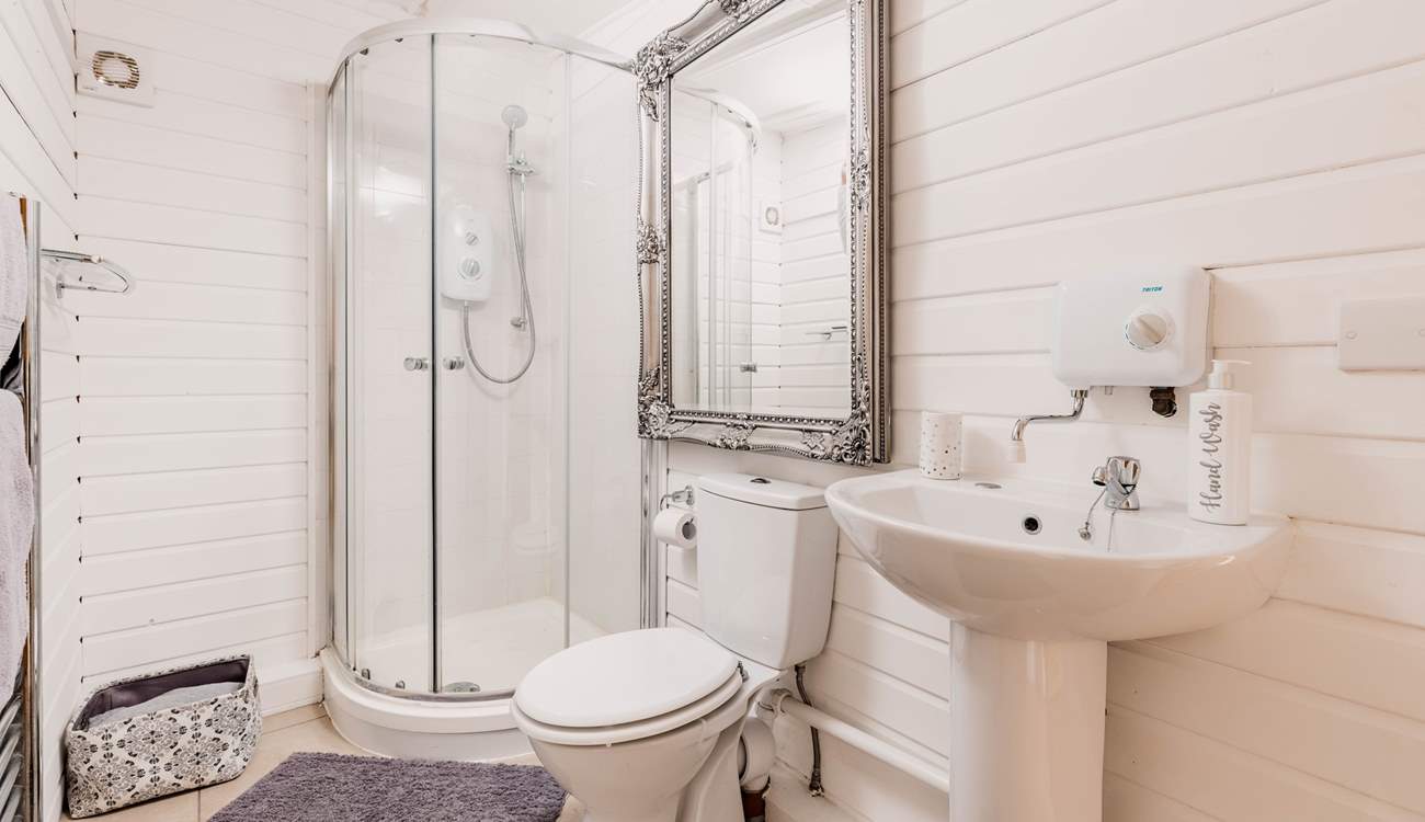The shower room for a refreshing shower after a busy day.