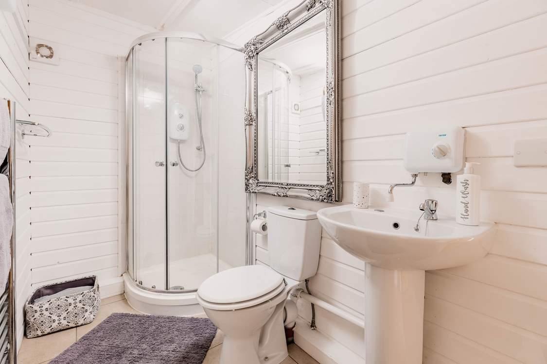 The shower room for a refreshing shower after a busy day.