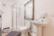 The shower room for a refreshing shower after a busy day.