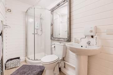 The shower room for a refreshing shower after a busy day.