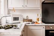 Cook up a holiday feast in the well-equipped kitchen.