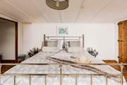 The dreamy super-king double bedroom.