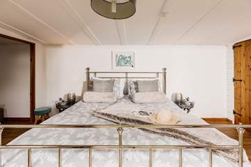 The dreamy super-king double bedroom.