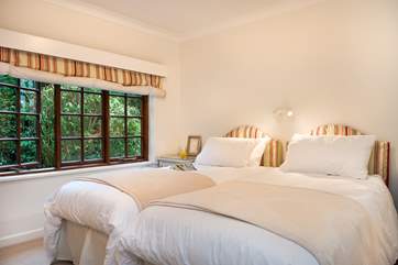 Pretty Bedroom 3 with comfy twin beds.