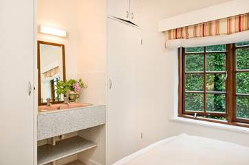 Bedroom 3 also has a vanity unit which is very handy.