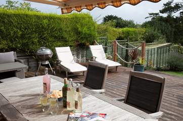 Relax in the sunshine on a sun lounger and feel the warm island sunshine on your skin.