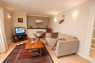 The sitting-room is ideal for those colder days, snuggle under a blanket on the sofa whilst the children get a little competitive playing Nintendo Wii.