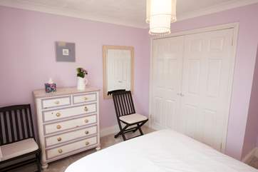 The second double bedroom is light and airy.