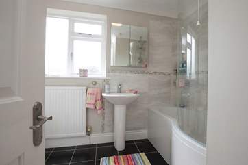The family bathroom on the first floor.