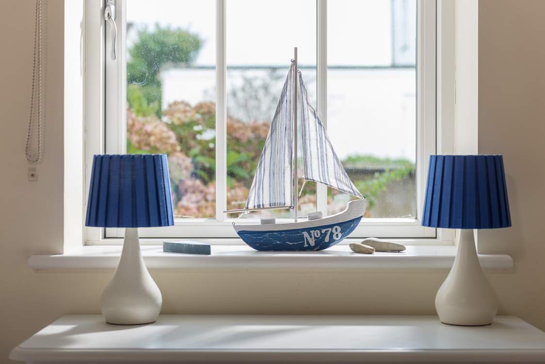 Nautical touches around the house.