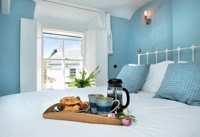 Breakfast in bed - why not, you are on holiday after all!