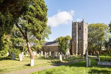 St Teath is a pretty village close to the north coast.