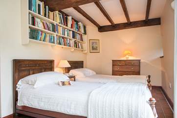 Bedroom 2 has twin beds.