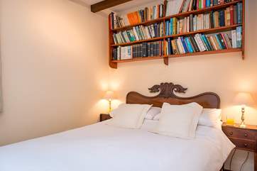 Bedroom 1, located on the ground floor, has a comfy double bed.