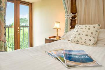 Open up the patio doors and enjoy the views from the Juliet balcony.