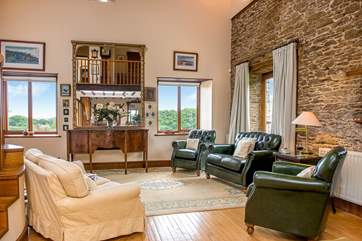 The main sitting-room is on the first floor.