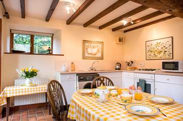 There's even a second kitchen/ dining area on the ground floor- how handy is that!
