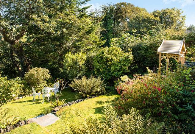 The owners invite their guests to make the most of the lovely garden - and ensure that they feel comfortable and private.