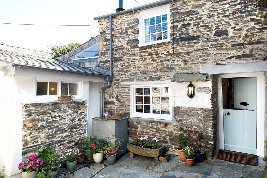 Charming Little St Hugh in its pretty courtyard setting, complete with stable-door.