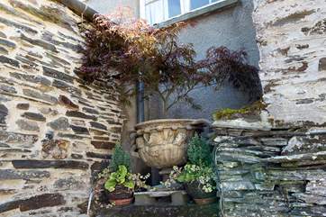 There are lovely features outside too.