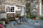 The pretty courtyard is yours to sit out and enjoy. There is joint access to Little St Hugh and the owners' cottage down a side alleyway and over the courtyard.